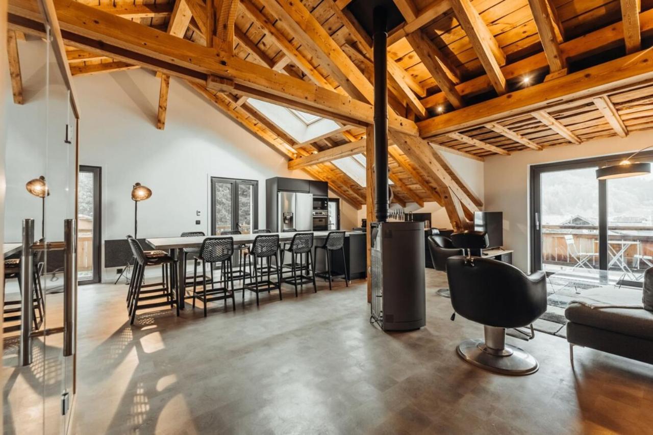 Luxurious 3-Bedroom Flat With Sauna And Garage Chamonix Exterior photo