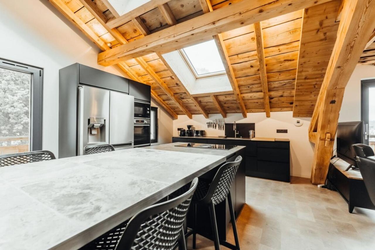 Luxurious 3-Bedroom Flat With Sauna And Garage Chamonix Exterior photo